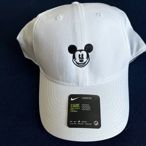 White Mickey Mouse Nike Hat